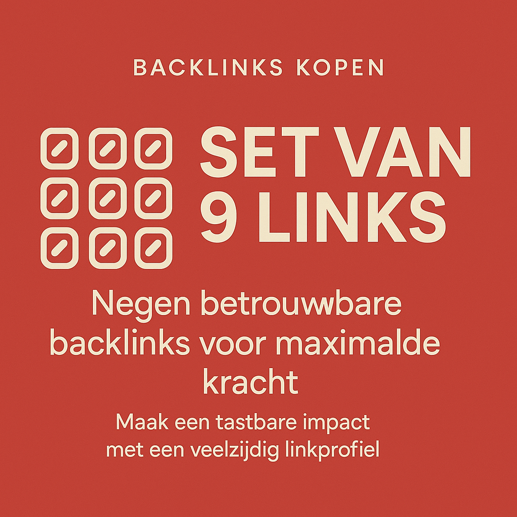 9 backlinks kopen